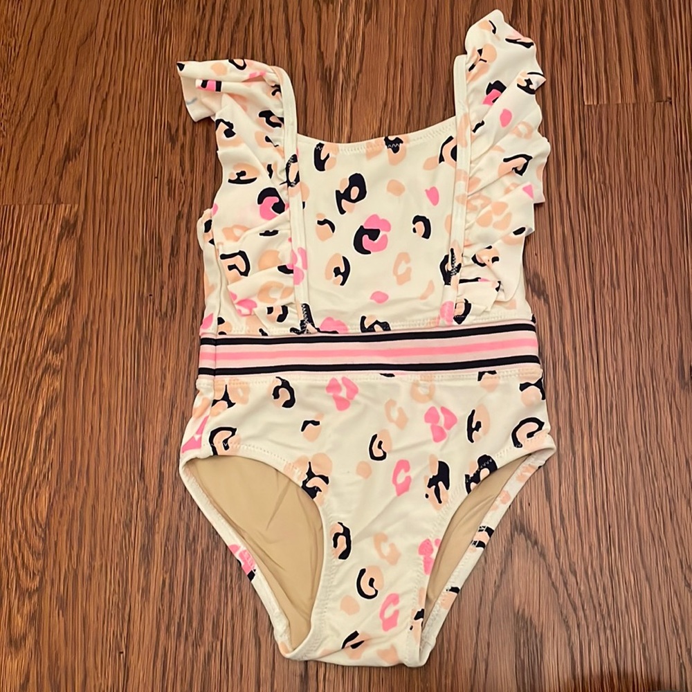 Shade Critters leopard swimsuit in 18-24M